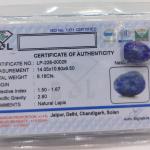 Lapis 8.18 Carat